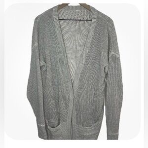 Lululemon Hi-Low Snap Closure Cardigan- Size 14 (See Measurements)- 100% Cotton